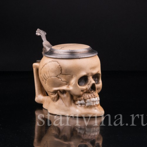 Кружка Череп, 1/2 л, Германия, вт. пол. 20 в