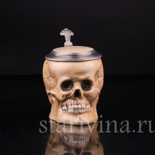 Кружка Череп, 1/2 л, Германия, вт. пол. 20 в