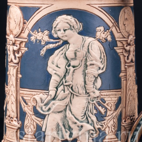 Кружка В таверне, 1/2 л, Villeroy & Boch, Германия, 1895 г