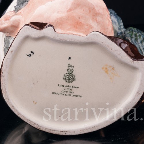 Кружка-тоби, Джон Сильвер, Royal Doulton, Великобритания, 1951 г