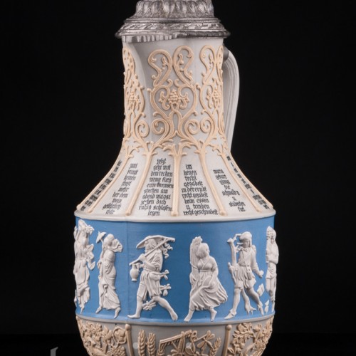 Кувшин "12 месяцев" и 4 кружки, Villeroy & Boch, Германия, 1887 г