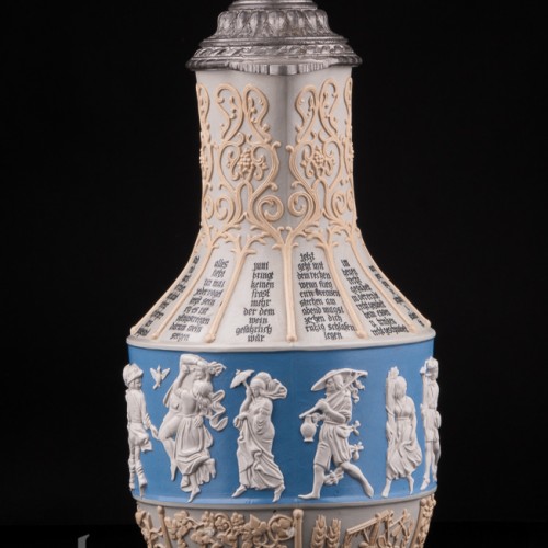 Кувшин "12 месяцев" и 4 кружки, Villeroy & Boch, Германия, 1887 г