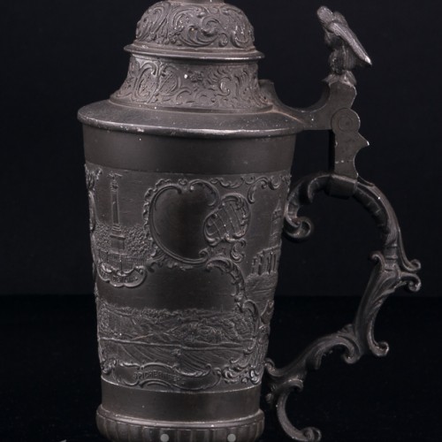 Старинная пивная кружка Памятники Саарбрюкена, Германия, нач. 20 в.