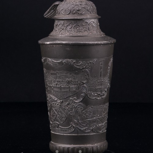 Старинная пивная кружка Памятники Саарбрюкена, Германия, нач. 20 в.