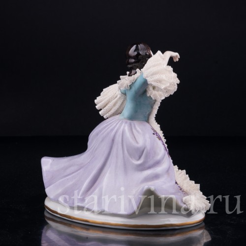 Танцовщица в кружевном платье, Volkstedt, Германия, вт. пол. 20 в