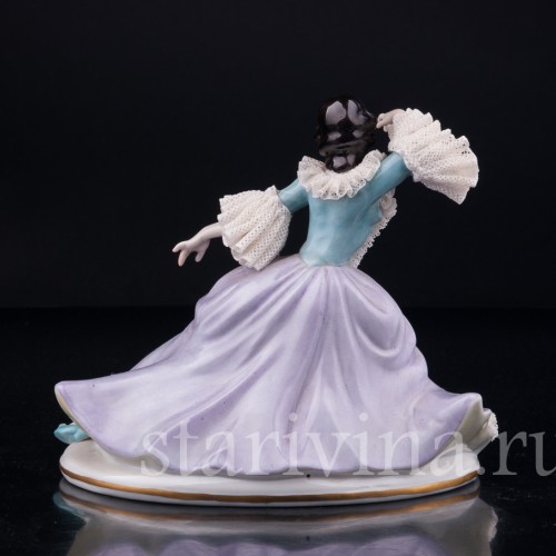 Танцовщица в кружевном платье, Volkstedt, Германия, вт. пол. 20 в