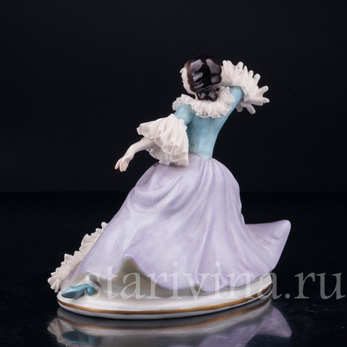 Танцовщица в кружевном платье, Volkstedt, Германия, вт. пол. 20 в