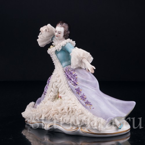 Танцовщица в кружевном платье, Volkstedt, Германия, вт. пол. 20 в