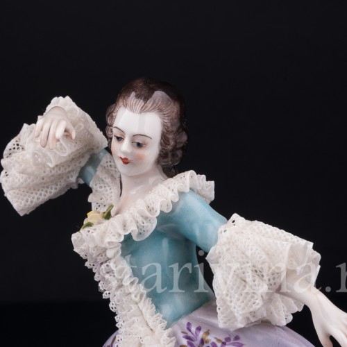 Танцовщица в кружевном платье, Volkstedt, Германия, вт. пол. 20 в