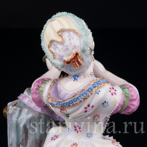 Девочка с цветами, Дрезден, Германия, 19 в