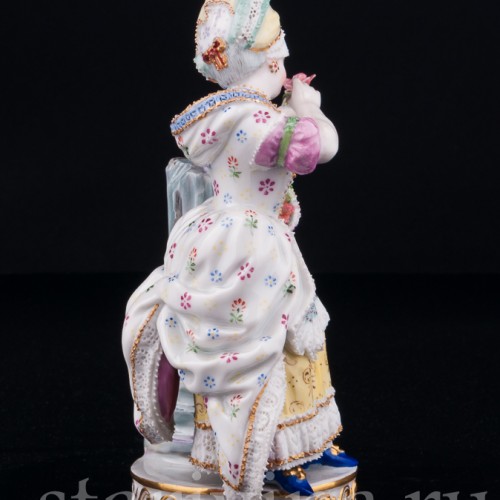 Девочка с цветами, Дрезден, Германия, 19 в