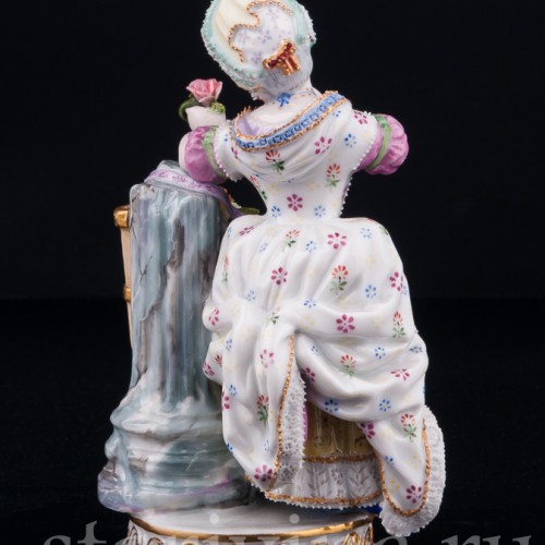 Девочка с цветами, Дрезден, Германия, 19 в