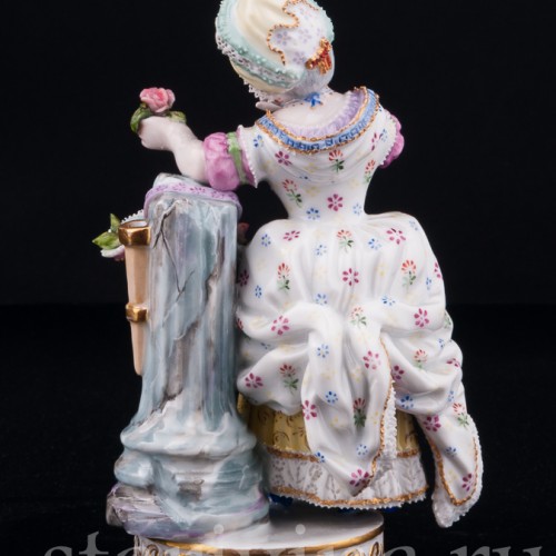 Девочка с цветами, Дрезден, Германия, 19 в