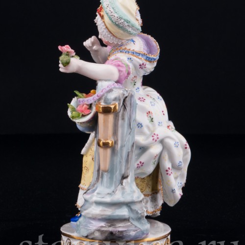 Девочка с цветами, Дрезден, Германия, 19 в