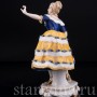 Танцующая девушка в желтом платье, Дрезден, Германия, нач. 20 в
