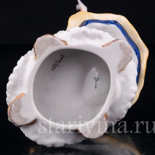 Танцующая девушка в желтом платье, Дрезден, Германия, нач. 20 в