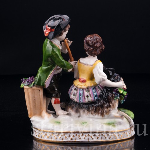 Аллегория осени, дети с козликом, Германия, 19 в