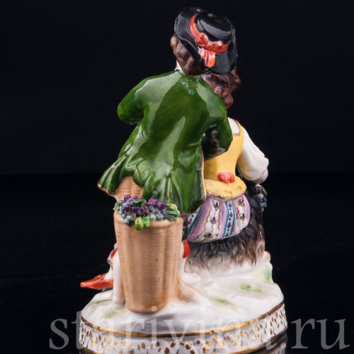 Аллегория осени, дети с козликом, Германия, 19 в