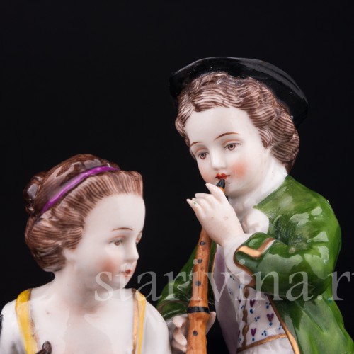 Аллегория осени, дети с козликом, Германия, 19 в