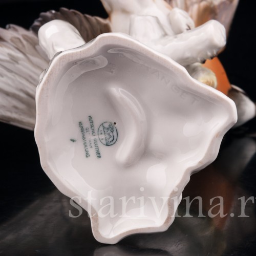 Статуэтка птицы из фарфора Сойка, Hutschenreuther, Германия, 1970 гг.