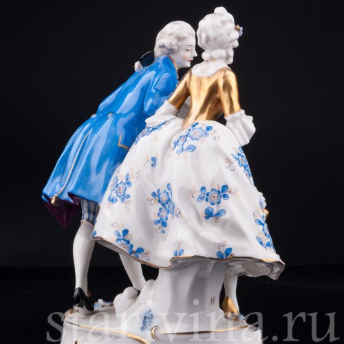 Пара в голубом, Volkstedt, Германия, до 1935 г