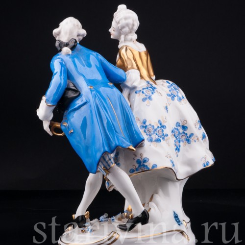 Пара в голубом, Volkstedt, Германия, до 1935 г