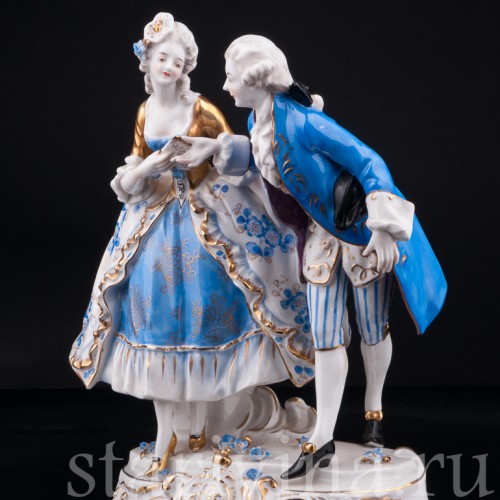 Пара в голубом, Volkstedt, Германия, до 1935 г