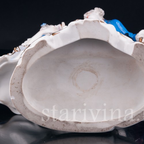 Пара в голубом, Volkstedt, Германия, до 1935 г