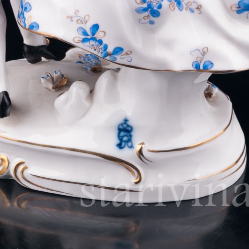 Пара в голубом, Volkstedt, Германия, до 1935 г