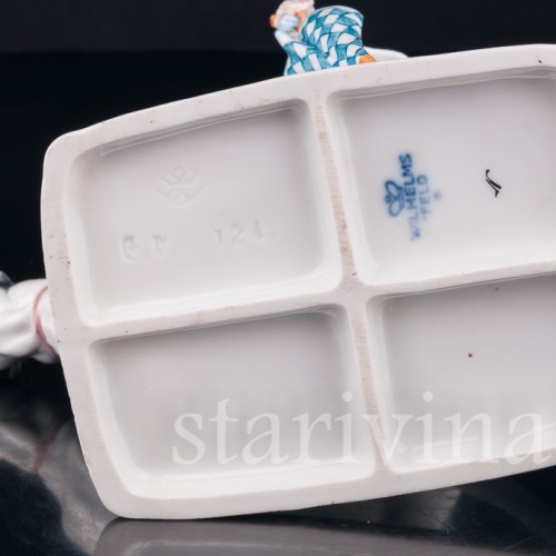 Девушка с зонтиком и догом, Goebel, Германия, нач. 20 в