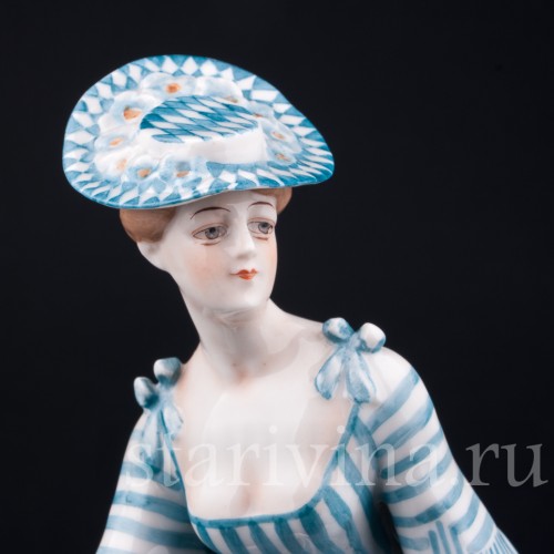 Девушка с зонтиком и догом, Goebel, Германия, нач. 20 в