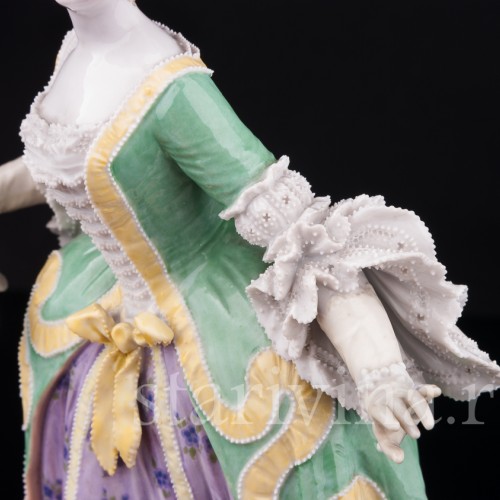 Дама с веером, KPM, Германия, пер. пол. 20 в