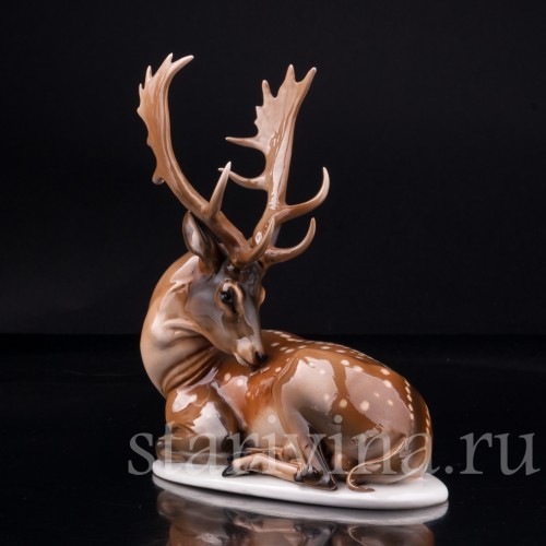 Лежащий олень, Rosenthal, Германия, 1935 г