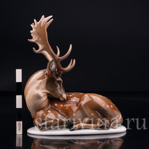 Лежащий олень, Rosenthal, Германия, 1935 г
