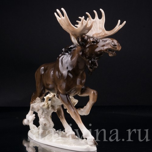 Бегущий лось, Hutschenreuther, Германия, 1970 гг