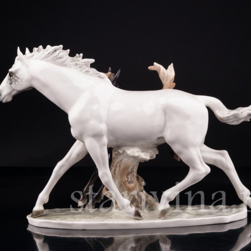 Лошадь с жеребёнком, Hutschenreuther, Германия, 1970 гг