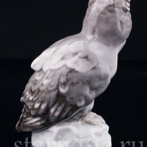 Ушастая сова, Karl Ens, Германия, нач. 20 в