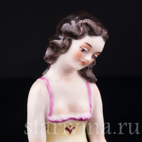 Девушка с цветком, Volkstedt, Германия, до 1935 г