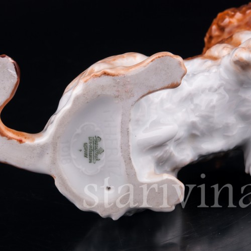 Спаниель с куропаткой, Rosenthal, Германия, 1950 гг