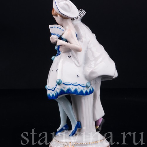 Пьеро и Коломбина, E. A. Muller, Германия, нач. 20 в