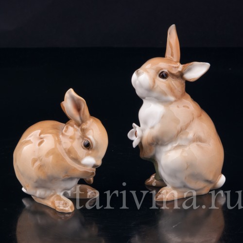 Кролик с цветком, Hutschenreuther, Германия