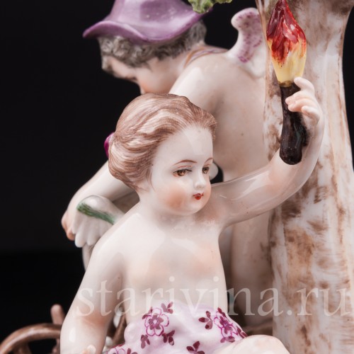 Амуры и точильный камень, Volkstedt, Германия, 19 в