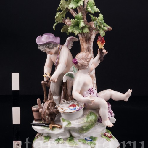 Амуры и точильный камень, Volkstedt, Германия, 19 в