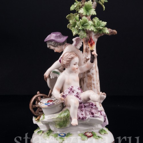 Амуры и точильный камень, Volkstedt, Германия, 19 в