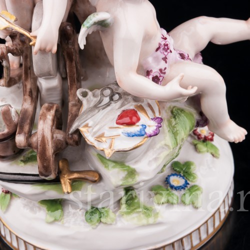 Амуры и точильный камень, Volkstedt, Германия, 19 в