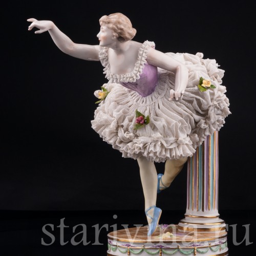 Балерина, кружевная, Volkstedt, Германия, кон. 19 - нач. 20 вв