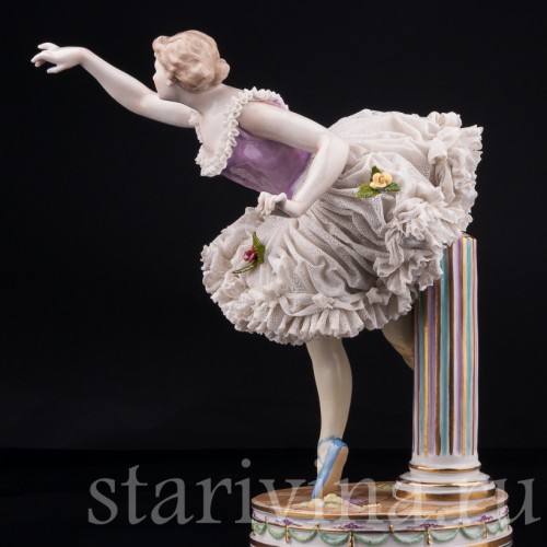 Балерина, кружевная, Volkstedt, Германия, кон. 19 - нач. 20 вв