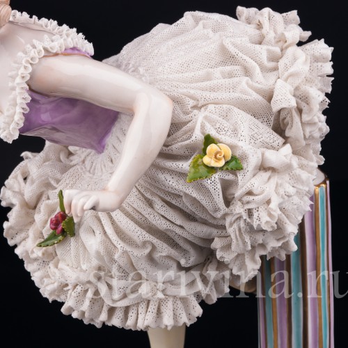 Балерина, кружевная, Volkstedt, Германия, кон. 19 - нач. 20 вв