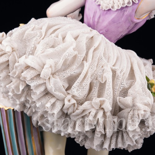 Балерина, кружевная, Volkstedt, Германия, кон. 19 - нач. 20 вв