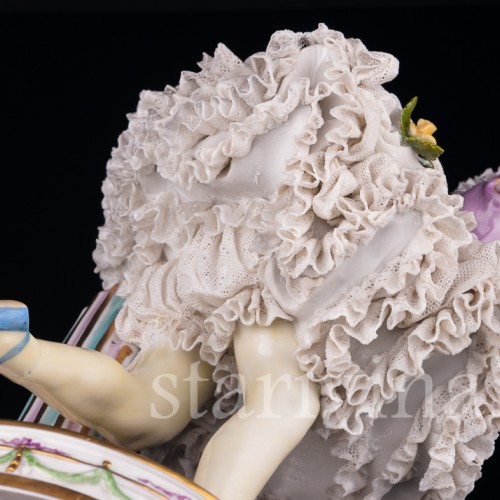 Балерина, кружевная, Volkstedt, Германия, кон. 19 - нач. 20 вв